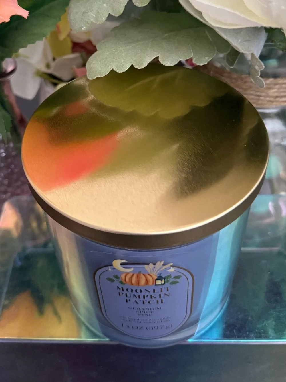 🆕🌜 SONOMA “MOONLIT PUMPKIN PATCH” 3-WICK SCENTED SOY WAX CANDLE. BRAND NEW.